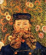 Vincent Van Gogh Portrait of Joseph Roulin painting